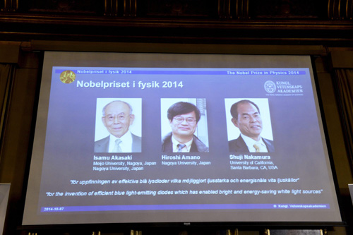 Nghiên cứu về LED giành giải Nobel Vật lý